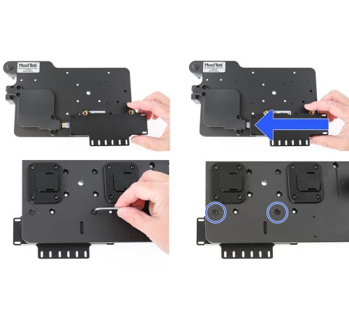 Brodit 3-Port Expansion Hub 2x usbA 1x usbC - 4K- with cover