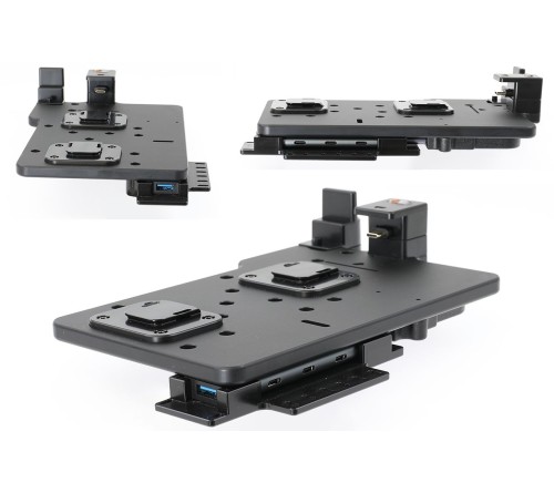 Brodit 3-Port Expansion Hub 2x usbA 1x usbC - 4K- with cover