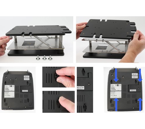 Brodit mobile printer mount-Honeywell PC45t/45d-anti shock