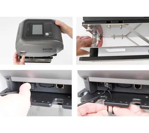 Brodit mobile printer mount-Honeywell PC45t/45d-anti shock
