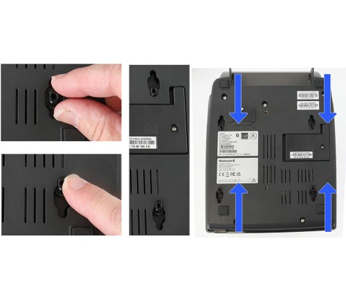 Brodit mount for Laubner mobile printer-Honeywell PC45t/45d