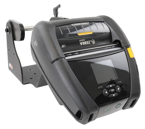 Brodit printer mount with label roll function Zebra ZQ630