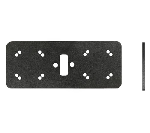 Brodit Dual mounting plate for cable routing