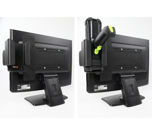 Brodit monitor mount with AMPS, VESA75 & VESA100 holes