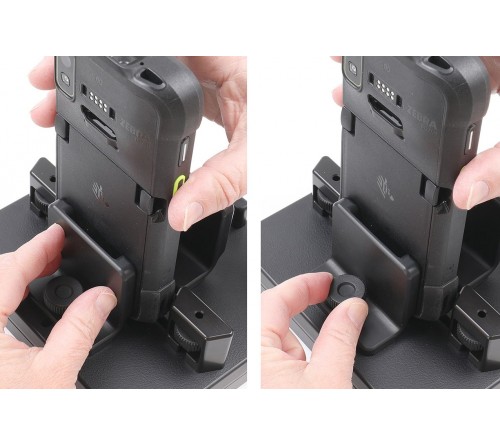 Brodit ProAdapt desktop charging cradle -2-slot USB-C-wheels