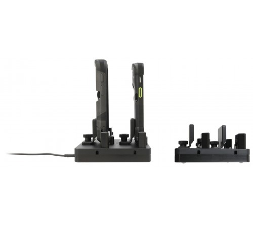 Brodit ProAdapt desktop charging cradle -2-slot USB-C-wheels