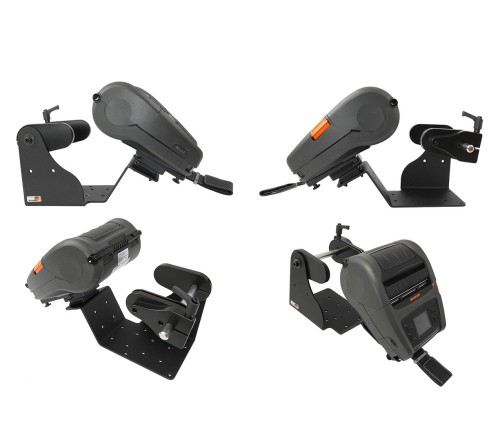 Brodit printer mount with label roll function Bixolon XM7-40