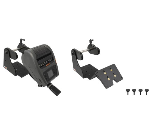 Brodit printer mount with label roll function Bixolon XM7-40