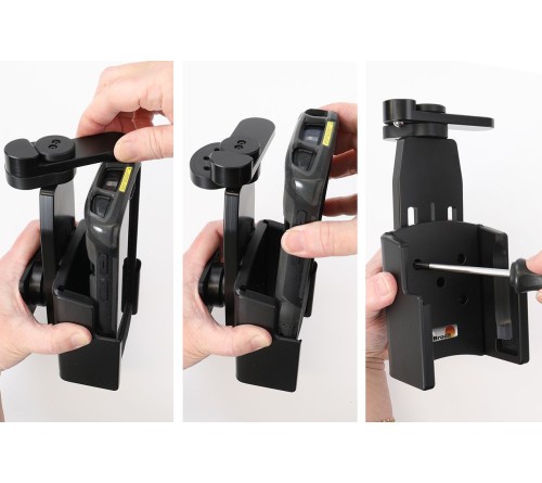 Brodit Swiveling top support with retention-lock