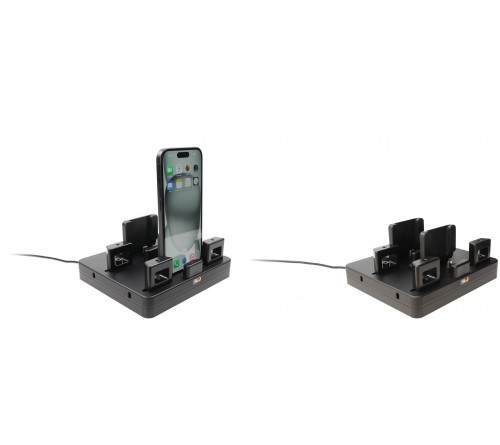 Brodit ProAdapt desktop charging cradle -2-slot USB-C screws
