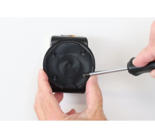 Brodit houder met Magnetic Charger Qi2 25W - zwart