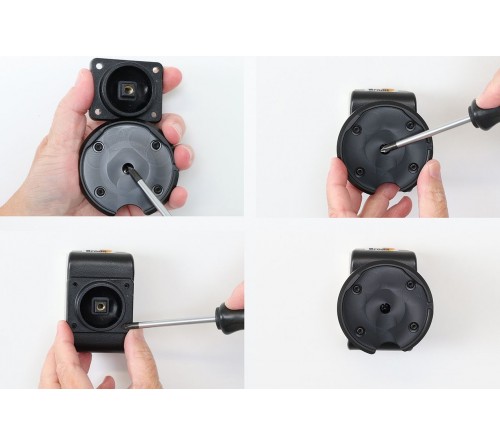 Brodit houder/swivel met Magnetic Charger Qi2 25W - zwart