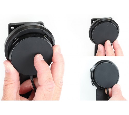 Brodit houder/support met Magnetic Charger Qi2 25W-zwart/sig