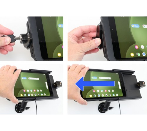 Brodit houder Samsung Tab Active 5 - key-lock/usbC 3.1