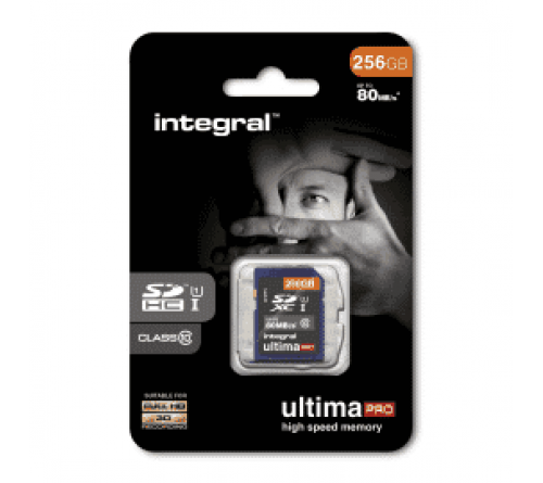 Integral SDHC Card 16GB class 10 80MB/s