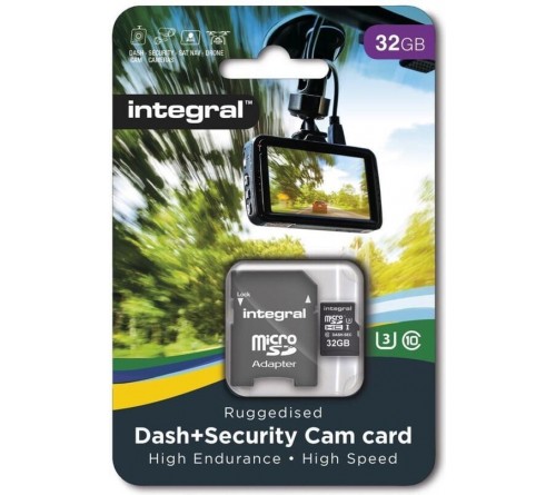 Integral Security MicroSDHC 32GB Class 10 100MB/s-30MB/s