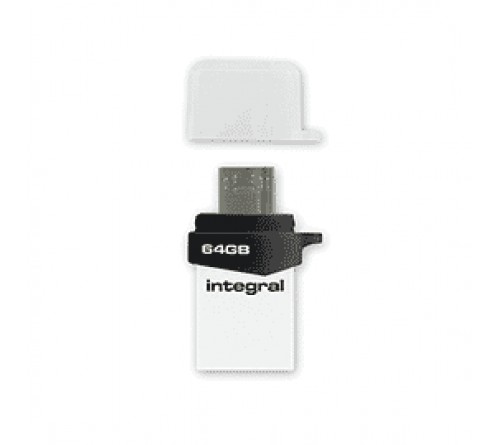 Integral 64GB Micro-usb Fusion OTG & USB 3.0 Flash Drive
