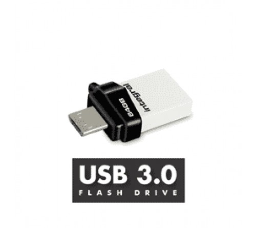 Integral 64GB Micro-usb Fusion OTG & USB 3.0 Flash Drive
