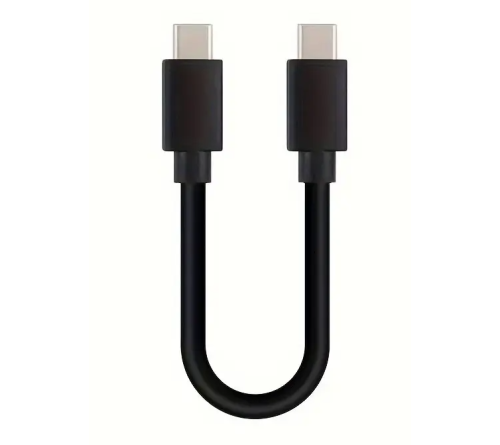 Datakabel usbC - usbC  0.20m zwart