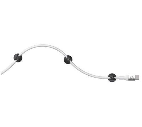 Scosche Kabelmanagement stickers 6 stuks Black