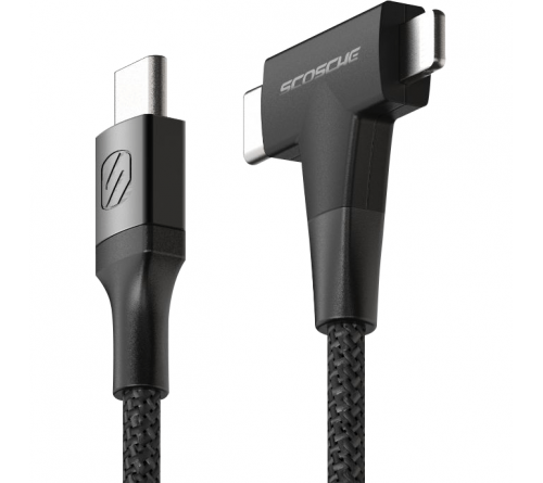 Datakabel usbC - usbC + Lightning 2in1 StrikeLine™ 1.2m zw.