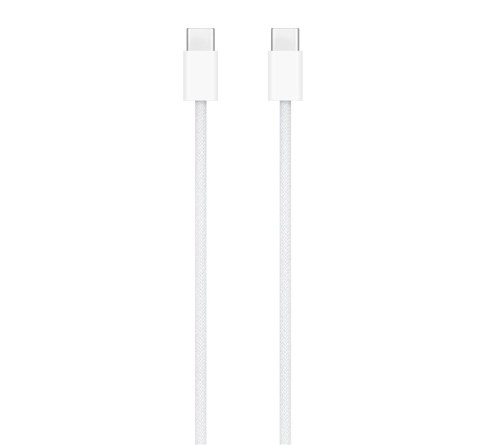 Datakabel usbC - usbC Apple MQKJ3 1m. 60W wit Braided Bulk