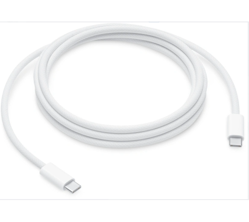 Datakabel usbC - usbC Apple MU2G3ZM/A 2m 60W wit Braided Bul