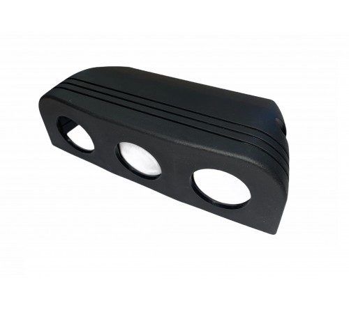 opbouwhuls 3 gaten voor ronde plug units front mount