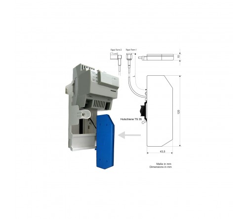 Antenne smartmeter CDMA450 SMA M RG 174 2.0m