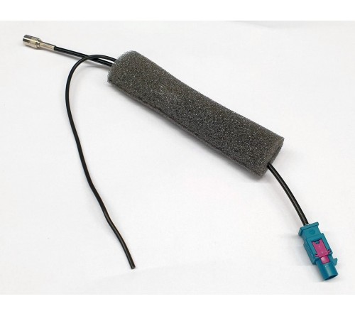 adapterkabel 20cm SMB F - Fakra M 12v Fantoom voeding DAB