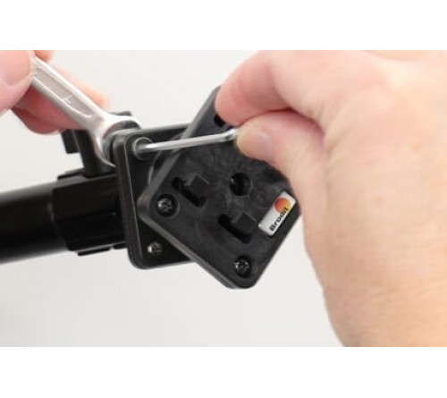 Brodit tilt-swivel 4-prong male plate Otterbox uniVERSE tabl