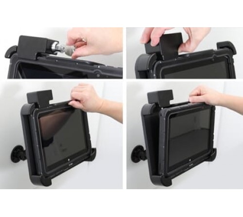 Brodit houder Zebra ET5X 10.1 keylock/ rugged frame/ Vesa 75