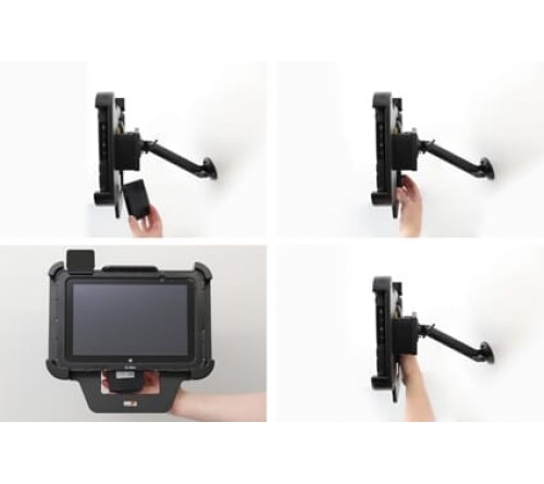 Brodit houder Zebra ET5X 10.1 studlock/rugged frame/Vesa 75