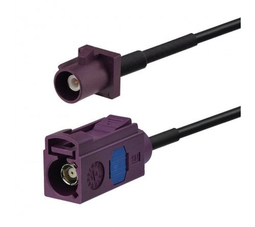 verlengkabel 500 cm Fakra F - Fakra M code D VK174