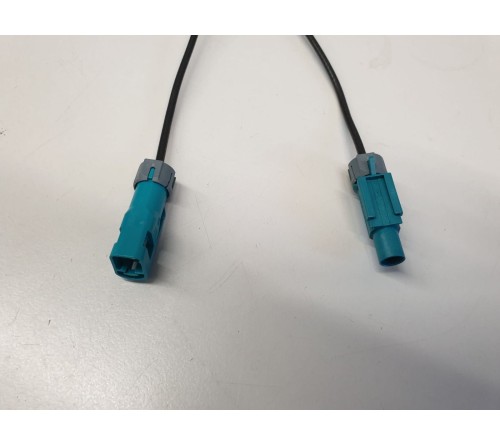 verlengkabel 600 cm Fakra F – Fakra M code Z RG174 Waterproo