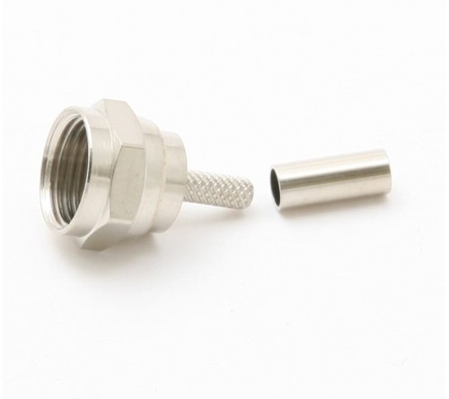 kabelconnector krimp F M - RG174 CARTV