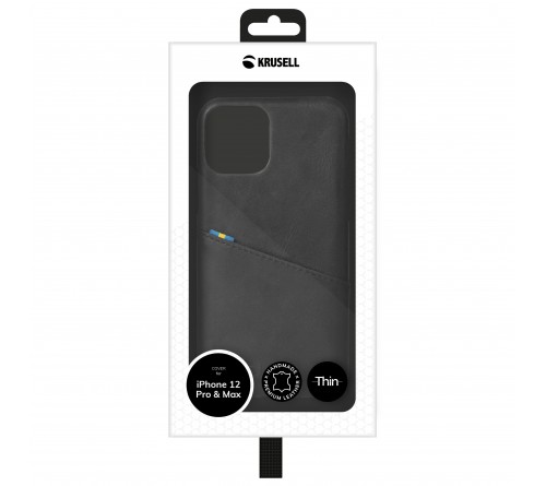 Krusell Sunne CardCover Apple iPhone 12/12 Pro - black
