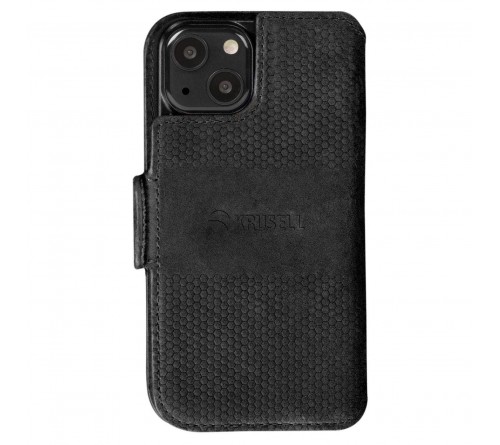 Krusell Leather Phone Wallet Apple iPhone 13 - black