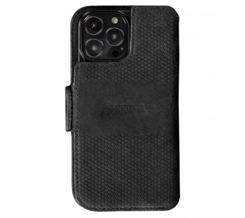 Krusell Leather Phone Wallet Apple iPhone 13 Pro - black
