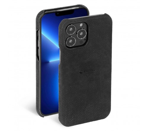 Krusell Leather Cover Apple iPhone 13 Pro - black