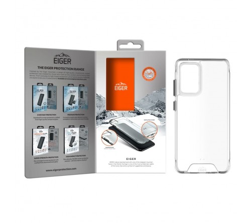 Eiger Glacier case Samsung Galaxy A72 - transparant