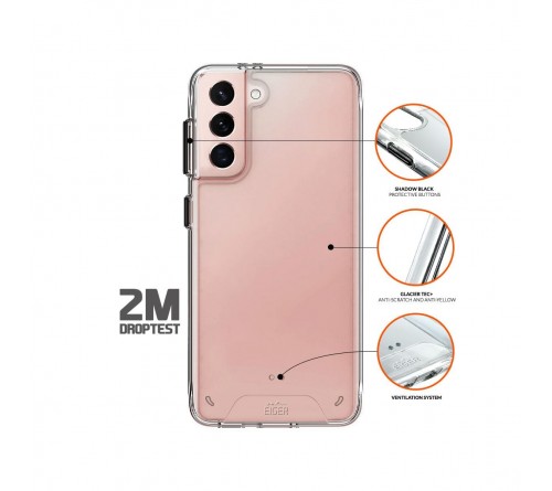 Eiger Glacier case Samsung Galaxy S21 - transparant