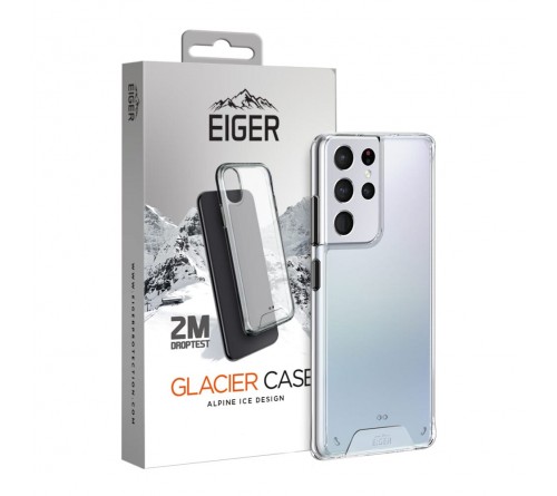 Eiger Glacier case Samsung Galaxy S21 Ultra - transparant