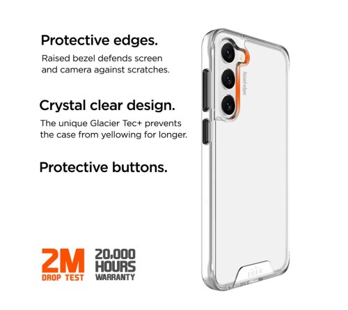 Eiger Glacier case Samsung Galaxy S24 Plus - transparant