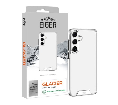 Eiger Glacier case Samsung Galaxy S24 Plus - transparant