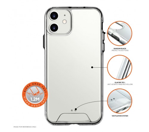 Eiger Glacier case Apple iPhone 12/12 Pro - transparant