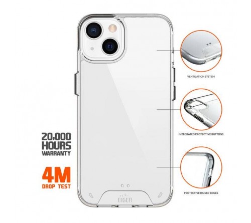 Eiger Glacier case Apple iPhone 13 mini - transparant