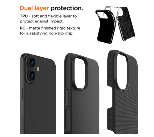Eiger North case Apple iPhone 16 - black