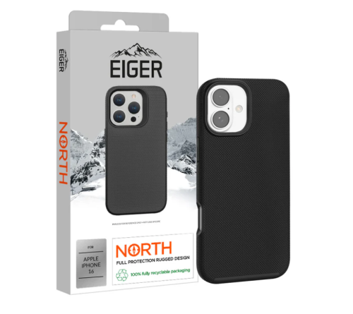 Eiger North case Apple iPhone 16 - black