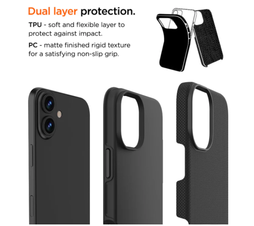 Eiger North case Apple iPhone 16 Plus - black